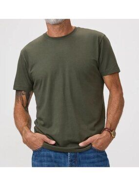 Fresh Clean Threads Army Short Sleeve Crew Shirt Top Men Size Medium NWT